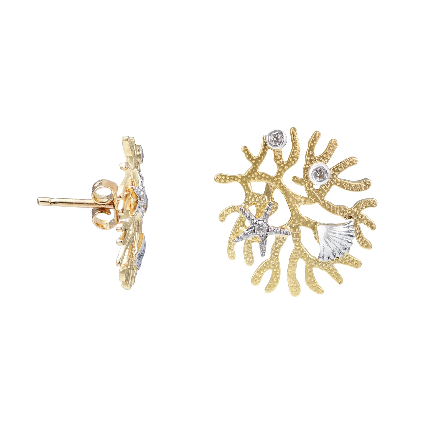 lamarquem_coral_shaped_diamond_stud_earrings