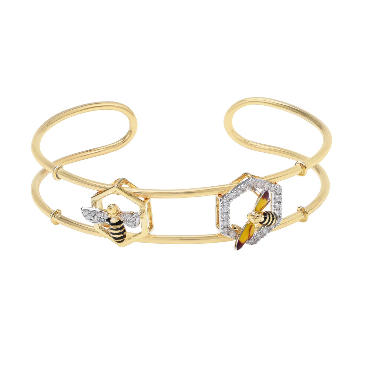 lamarquem_dancing_bee_diamond_bracelet