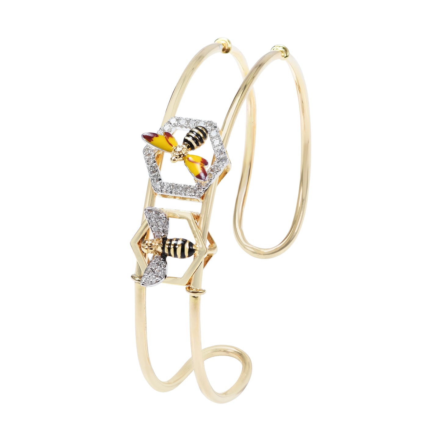 lamarquem_dancing_bee_diamond_bracelet