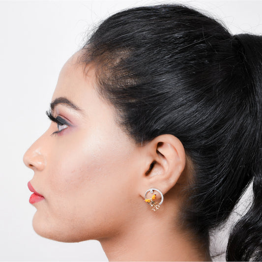 Lamarquem Honey Bee Diamond Earrings B