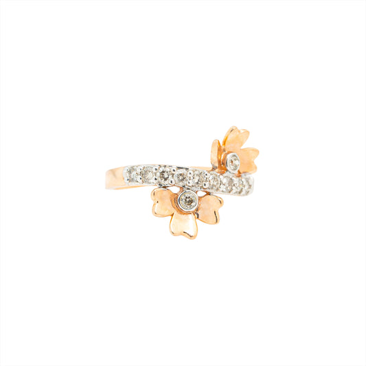 LAMARQUE-M FLORA DIAMOND RING A