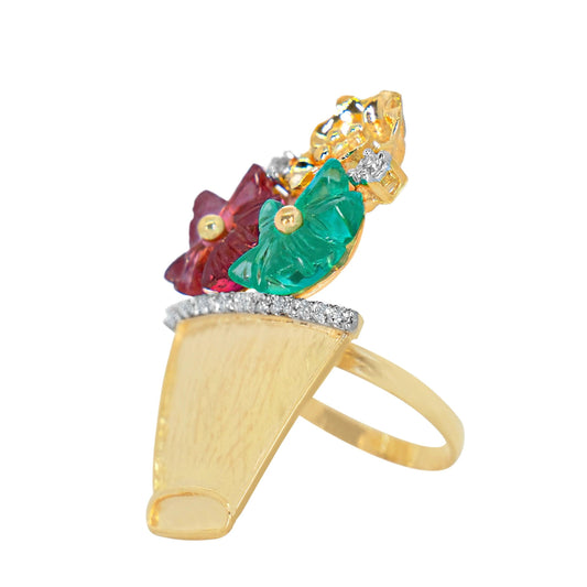 lamarquem_flower_pot_diamond_ring