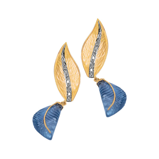 lamarquem_gold_leaf_diamond_earring