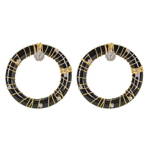lamarquem_onyx_gold_wired_diamond_earrinng