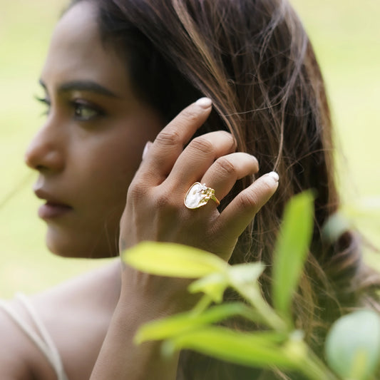 Pearl Garden Diamond Ring B