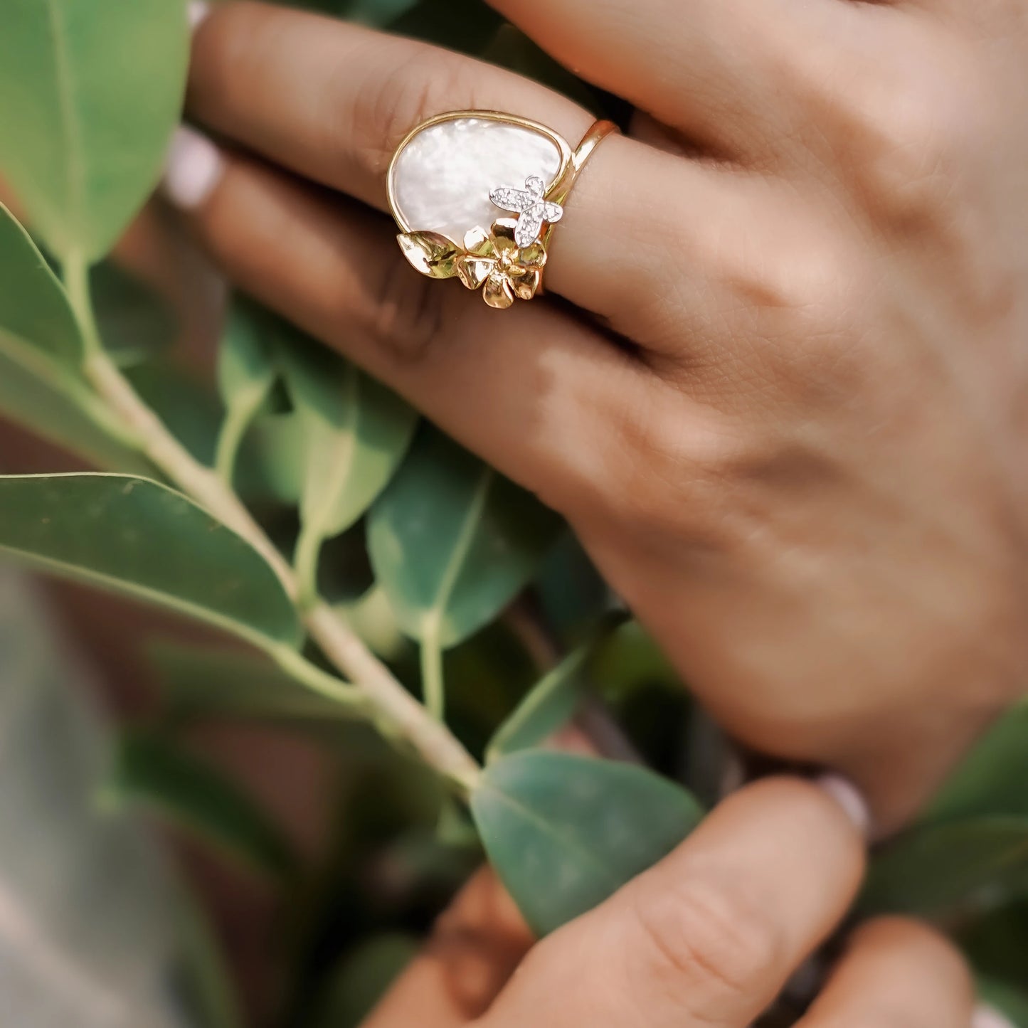 Pearl Garden Diamond Ring I