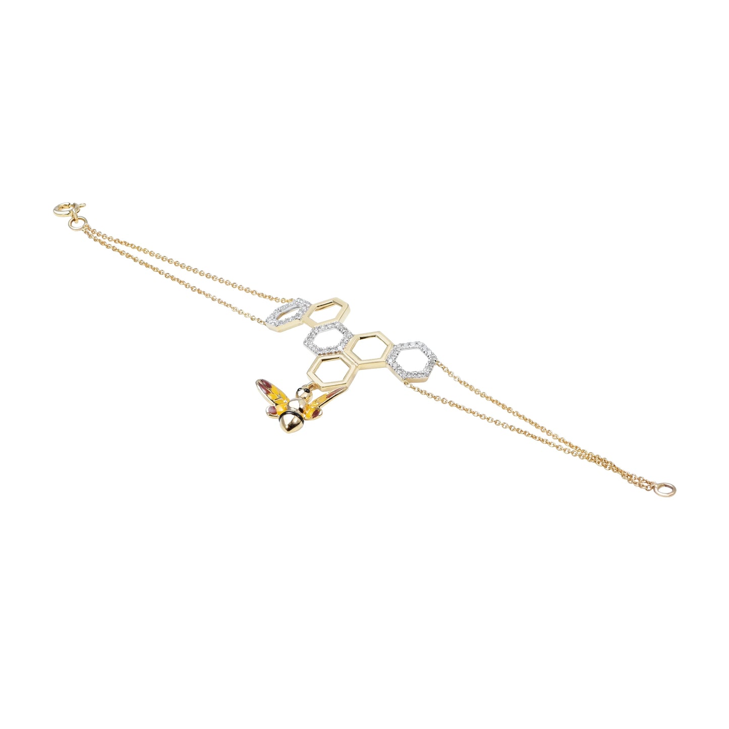lamarquem_queen_bee_chained_diamond_bracelet