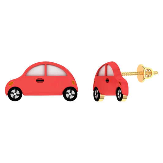 lamarquem_red_car_kids_earrings
