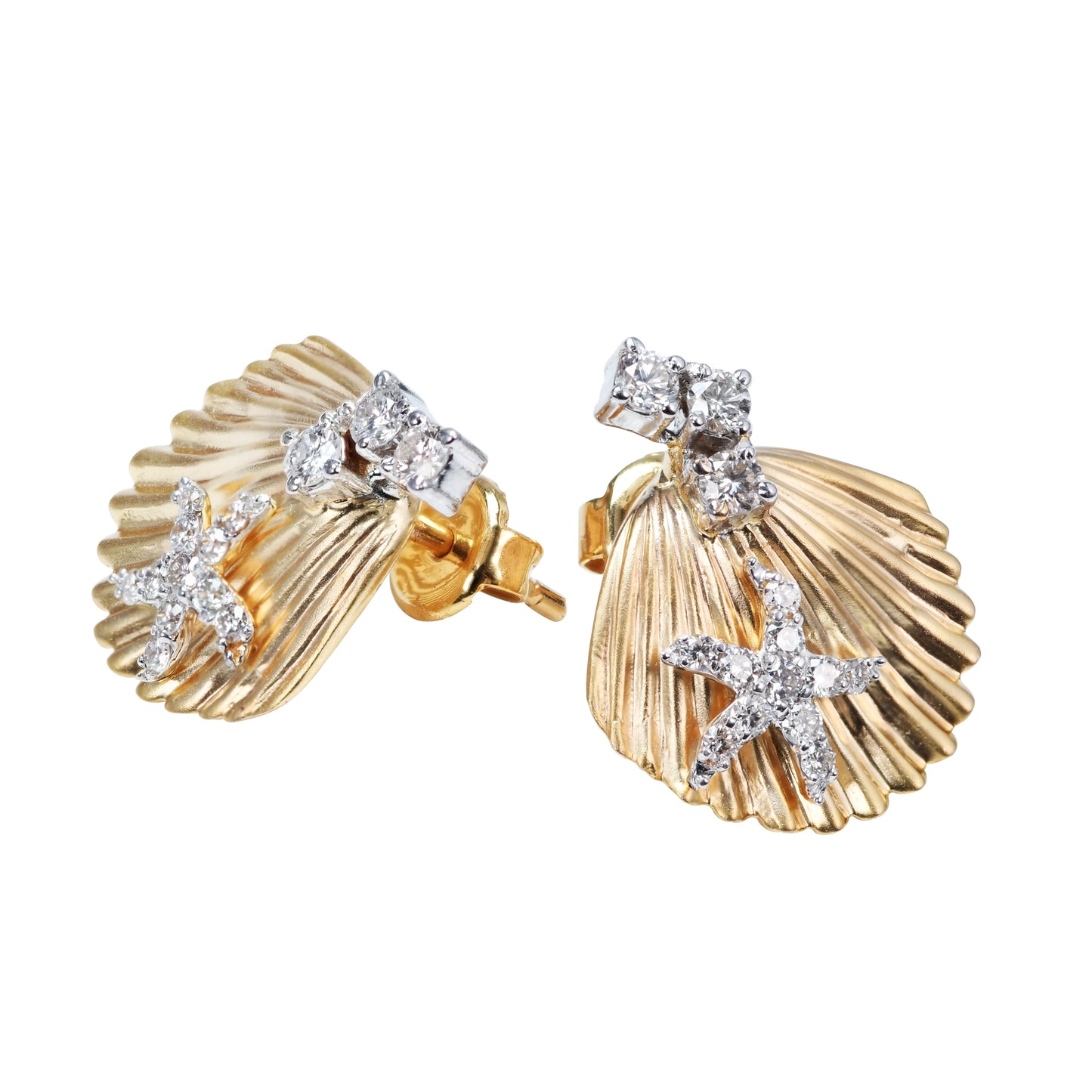 lamarquem_star_fish_diamond_stud_earrings