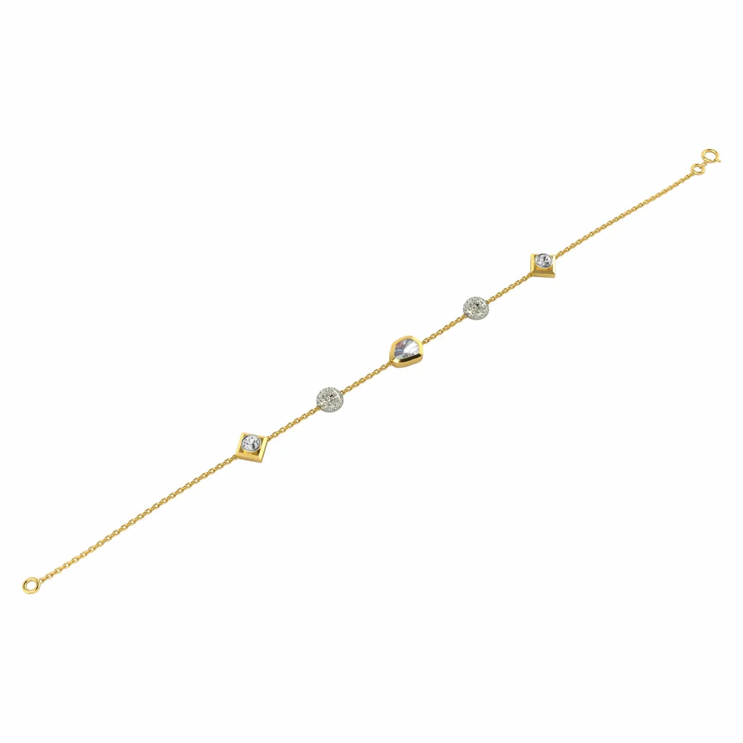 Polki Chain Daimond Bracelet A
