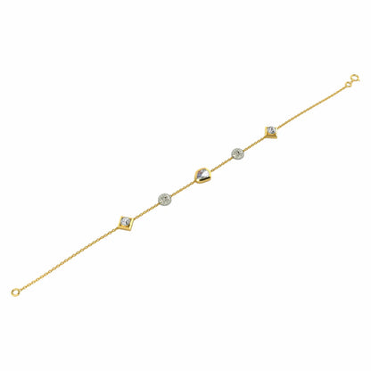 Polki Chain Daimond Bracelet A