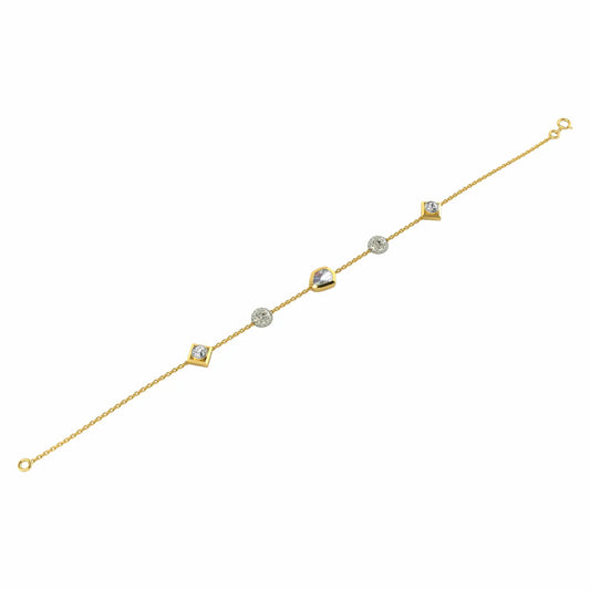 Polki Chain Daimond Bracelet A