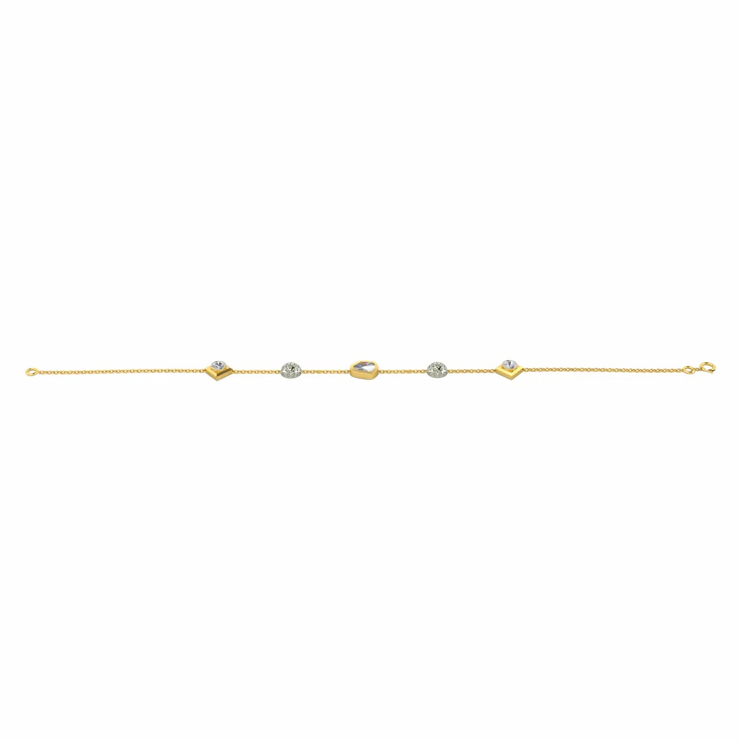 Polki Chain Daimond Bracelet B