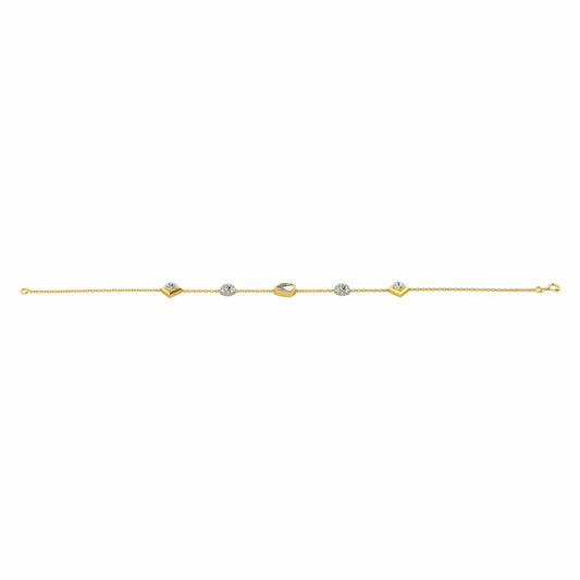 Polki Chain Daimond Bracelet B