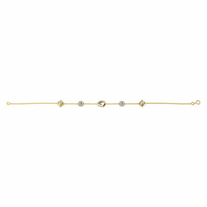 Polki Chain Daimond Bracelet C