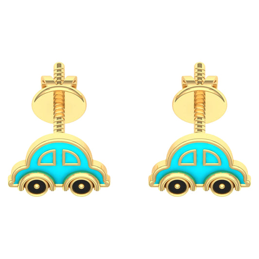 lamarquem_blue_car_kids_earrings