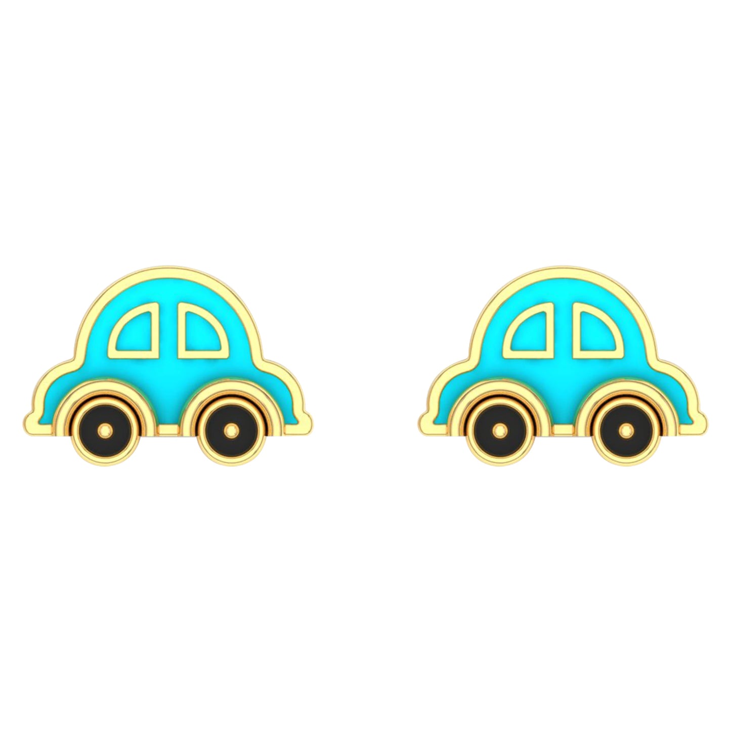 lamarquem_blue_car_kids_earrings