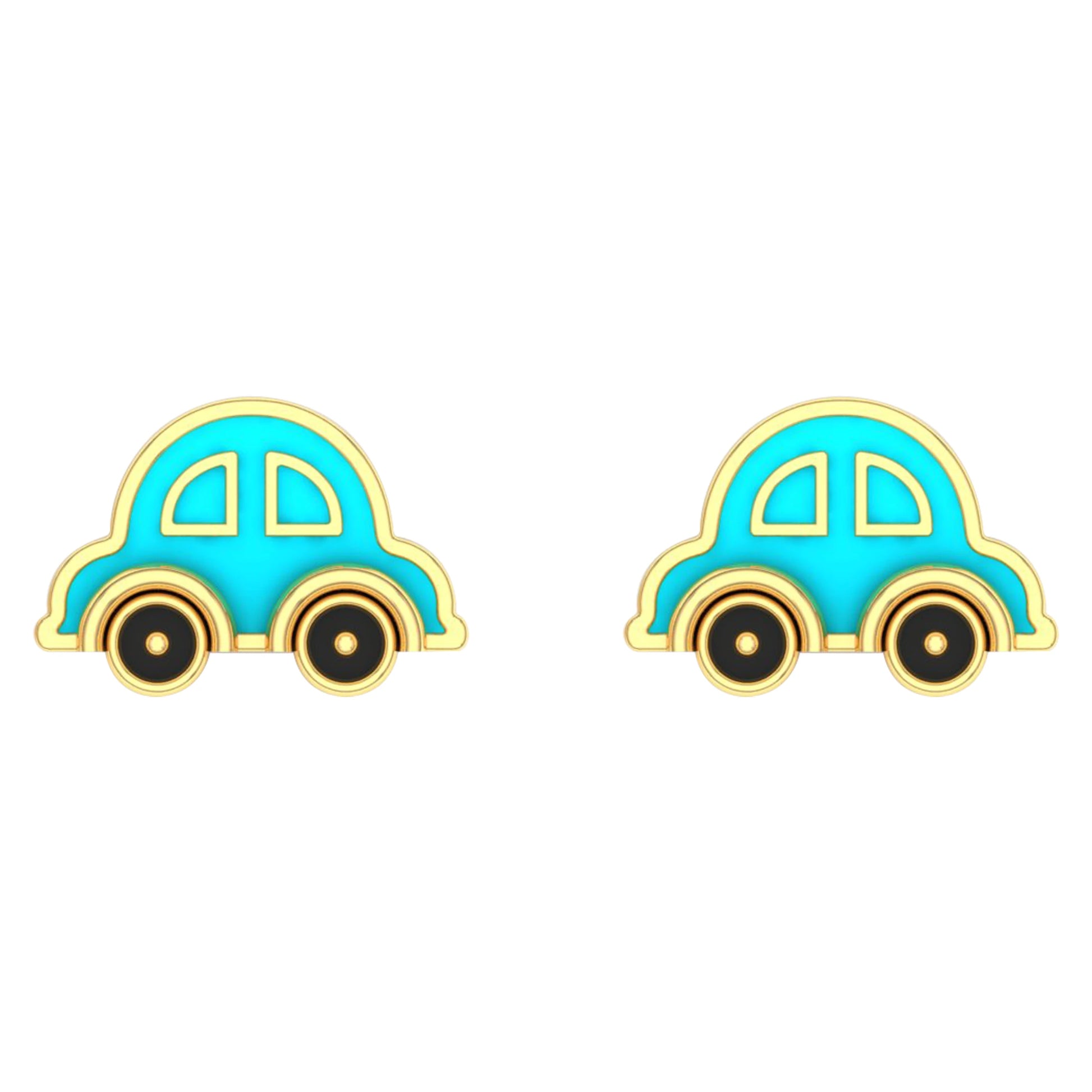 lamarquem_blue_car_kids_earrings