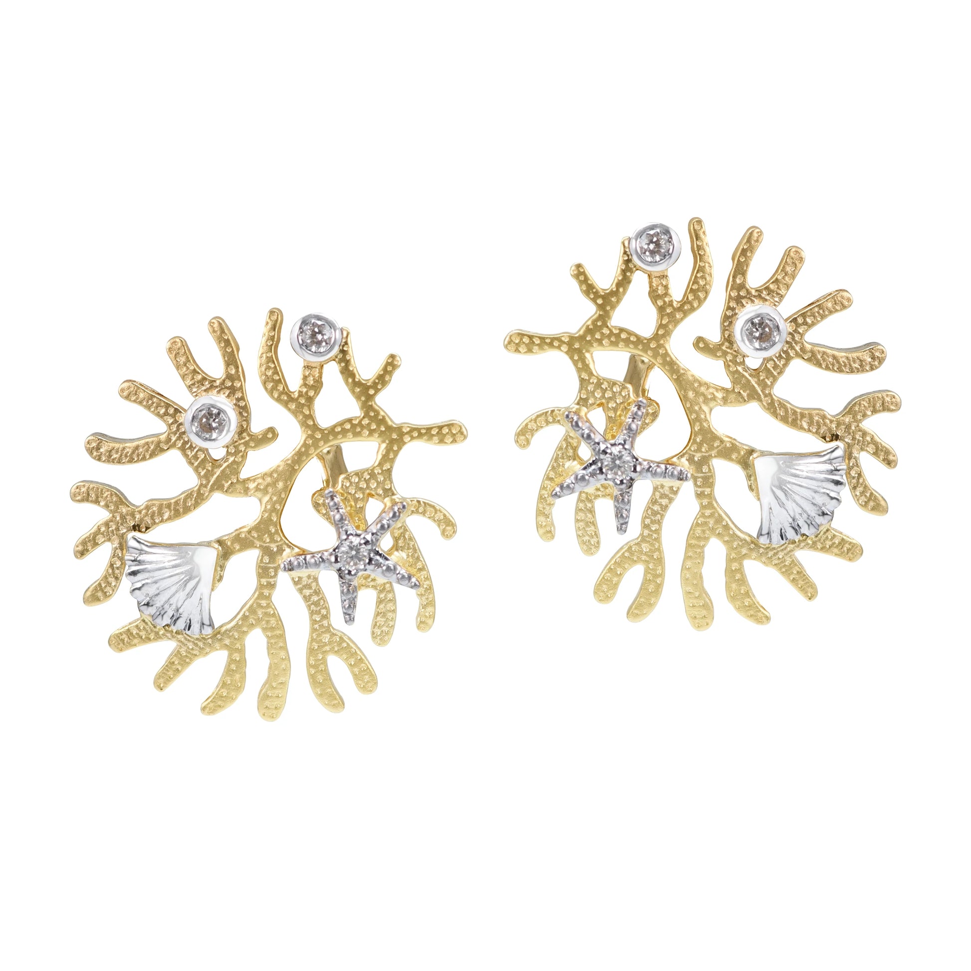 lamarquem_coral_shaped_diamond_stud_earrings