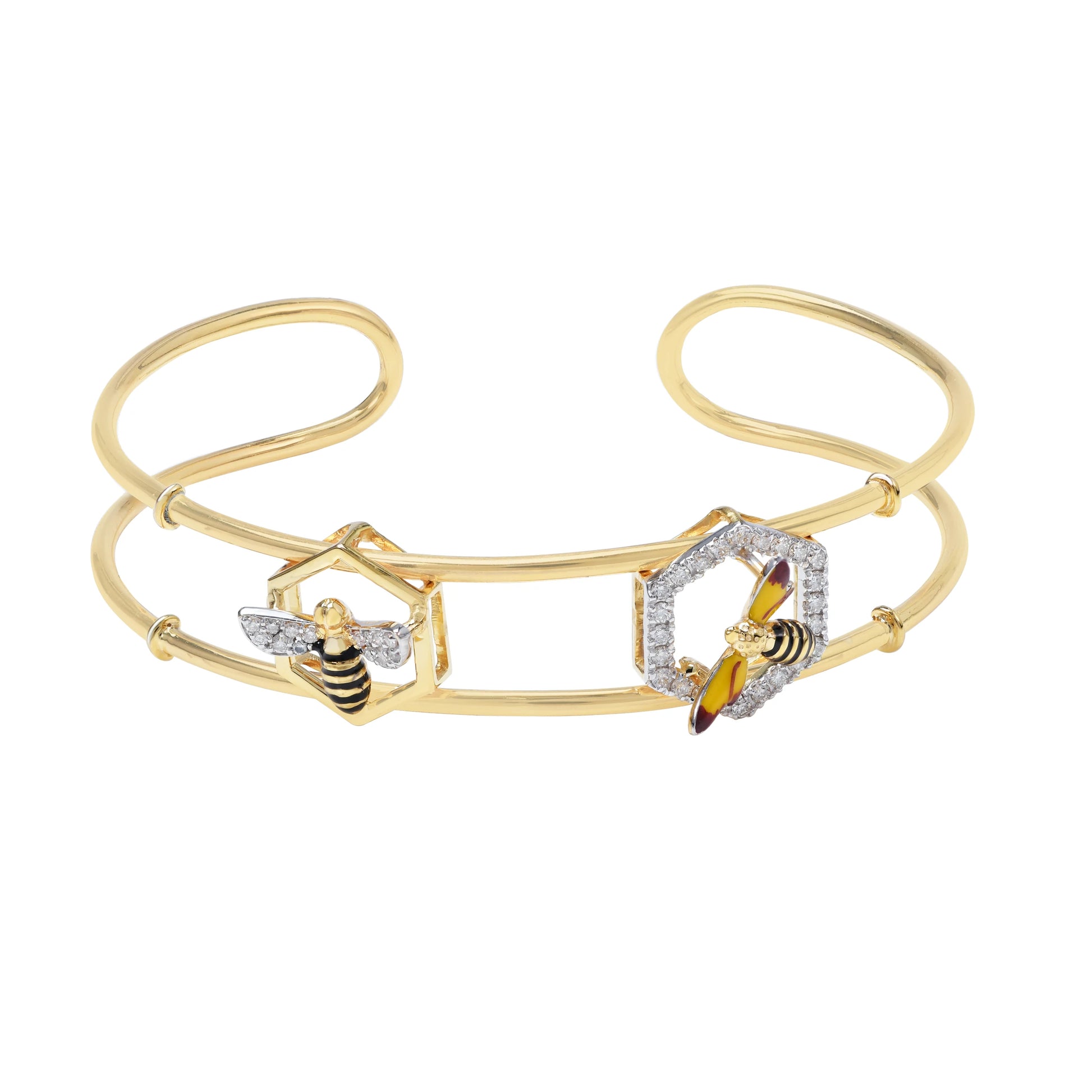 lamarquem_dancing_bee_diamond_bracelet