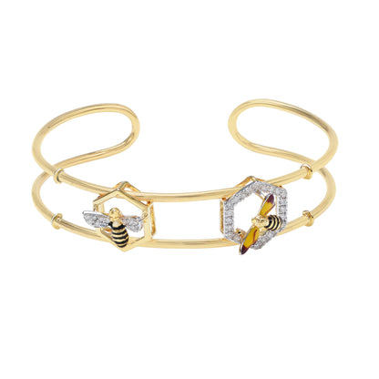 lamarquem_dancing_bee_diamond_bracelet