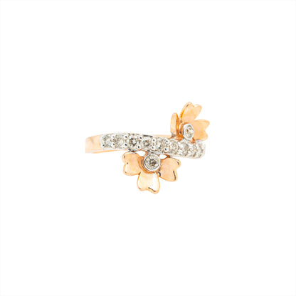 LAMARQUE-M FLORA DIAMOND RING A
