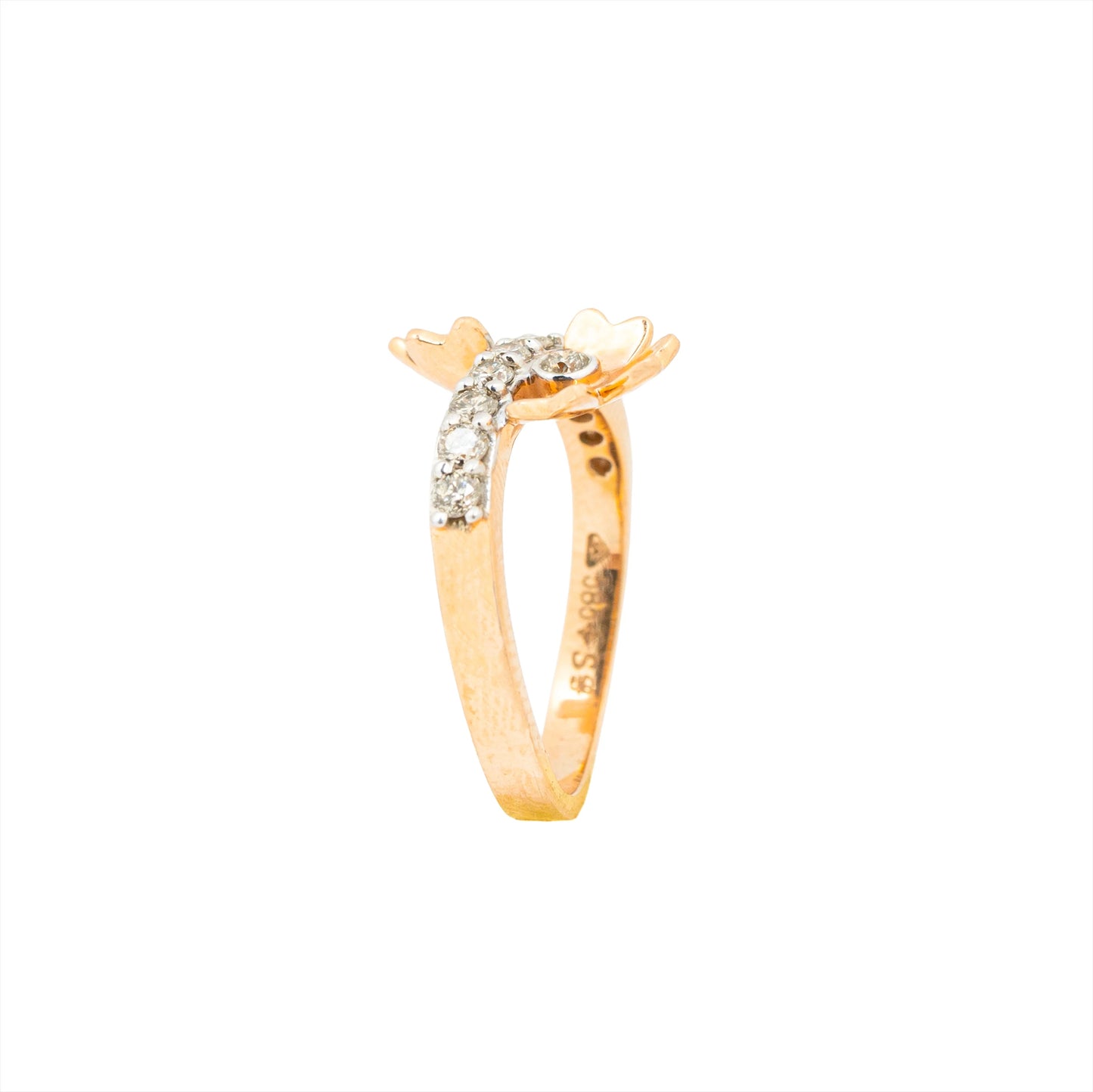 LAMARQUE-M FLORA DIAMOND RING B