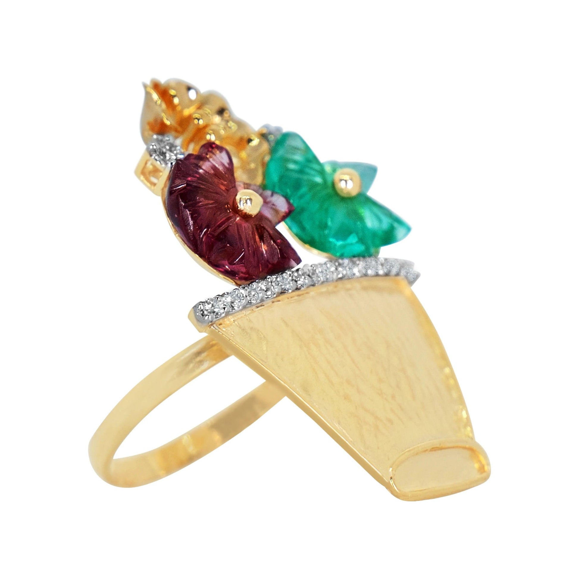 lamarquem_flower_pot_diamond_ring