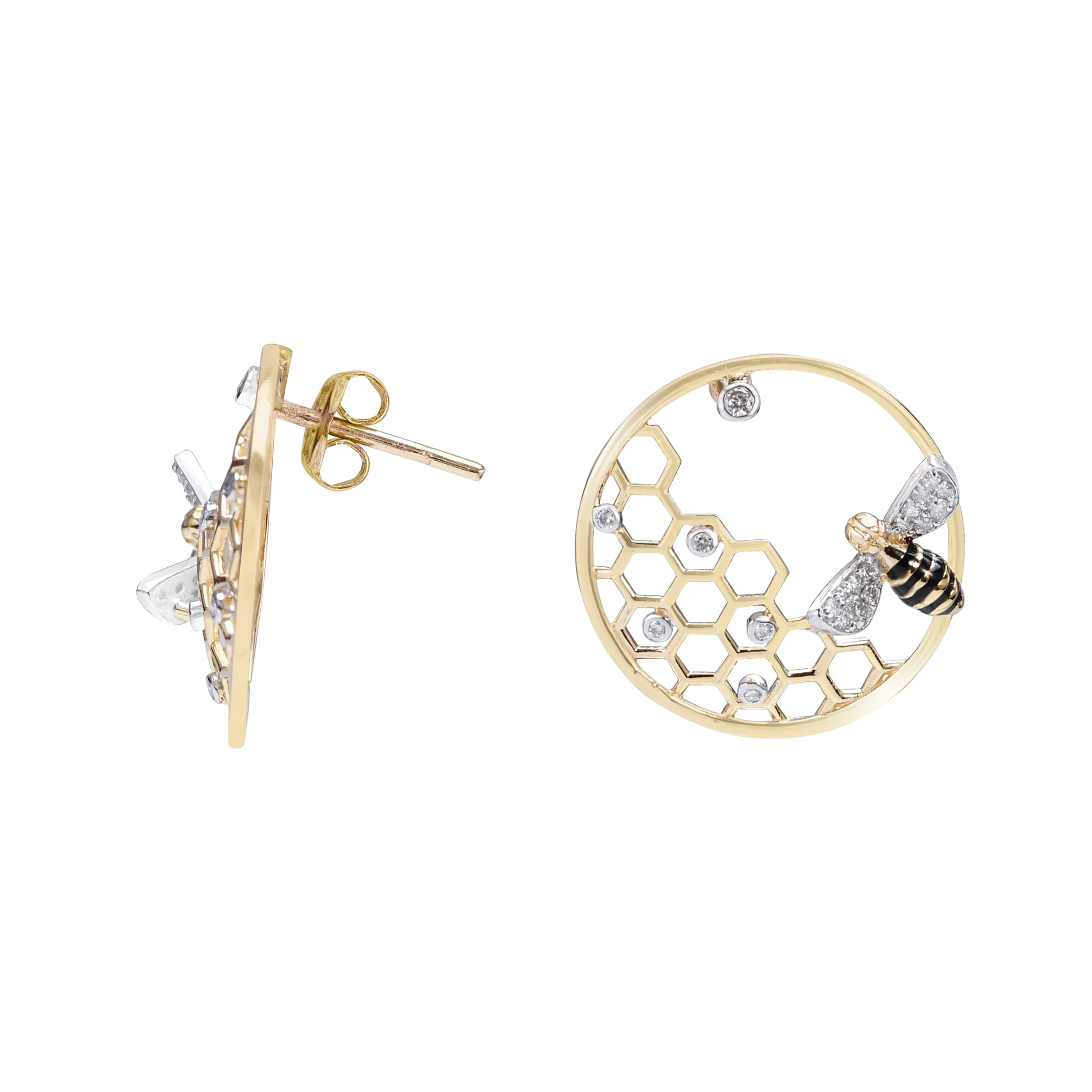 lamarquem_flying_queen_bee_diamond_earrings