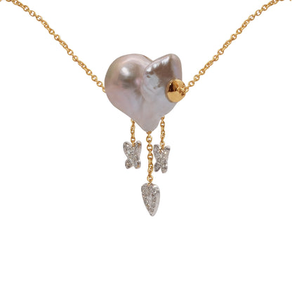 Full Of Love Pearl Diamond Pendant A