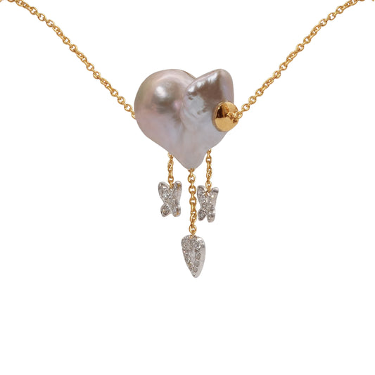 Full Of Love Pearl Diamond Pendant A