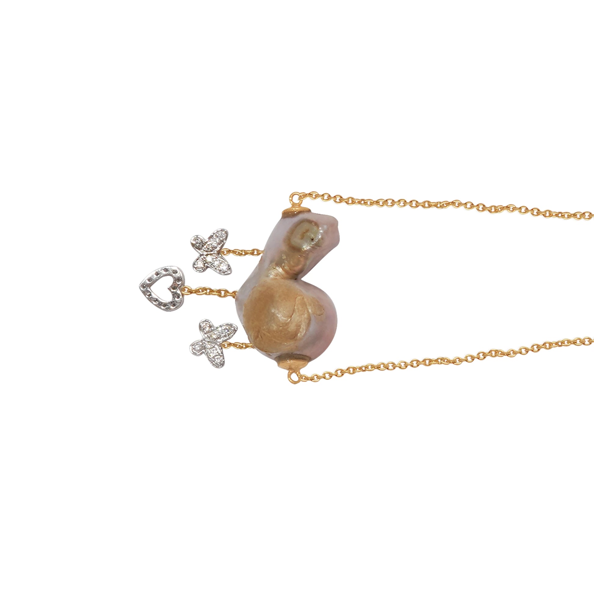 Full Of Love Pearl Diamond Pendant F