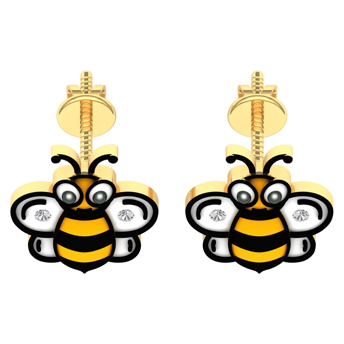 lamarquem_honeybee_kids_earrings