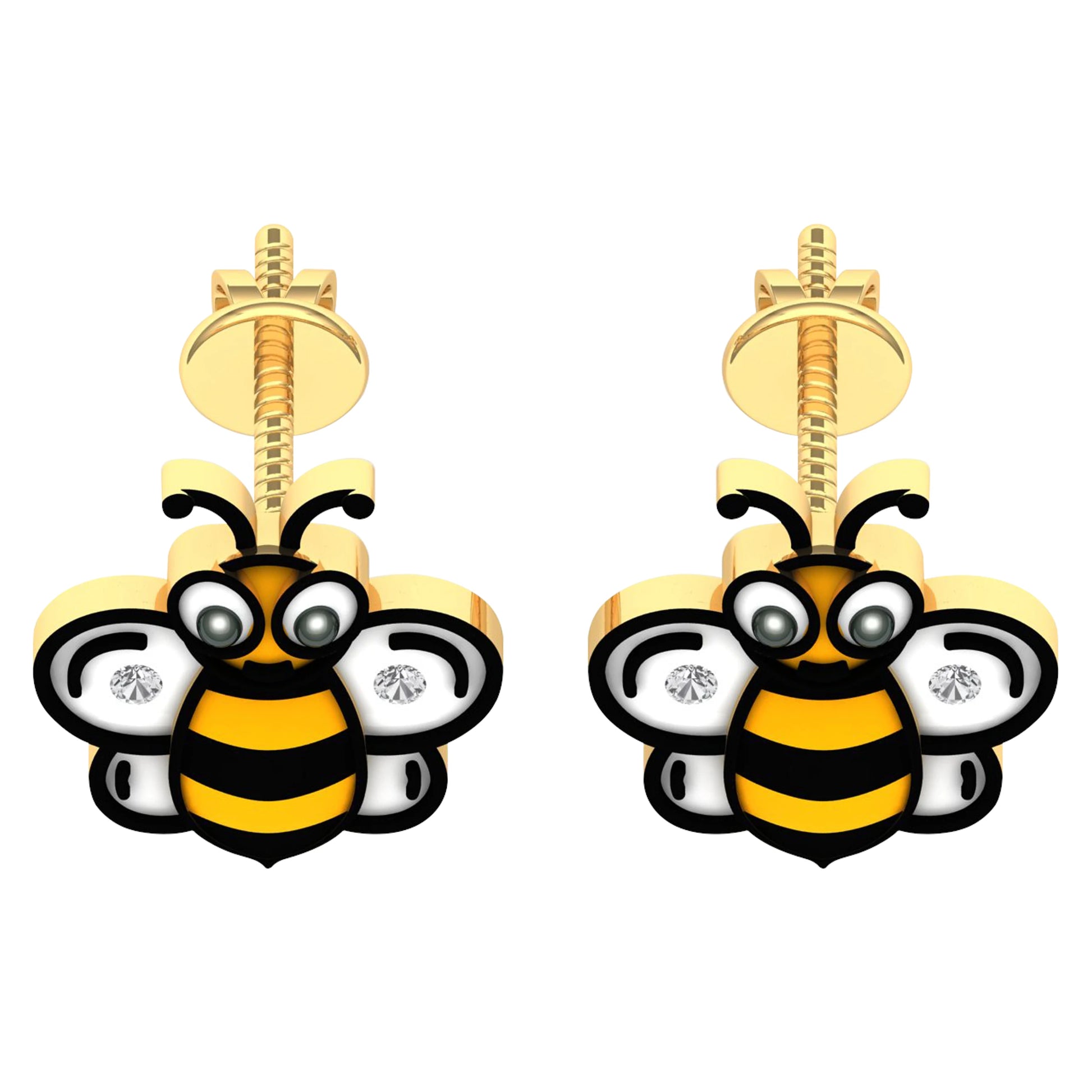 lamarquem_honeybee_kids_earrings