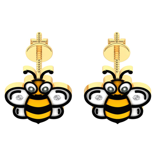 lamarquem_honeybee_kids_earrings