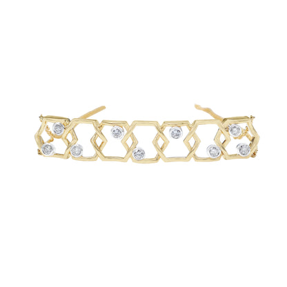 lamarquem_interlinked_honeycomb_diamond_bracelet