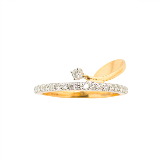 LAMARQUE-M LUNA DROP DIAMOND RING
