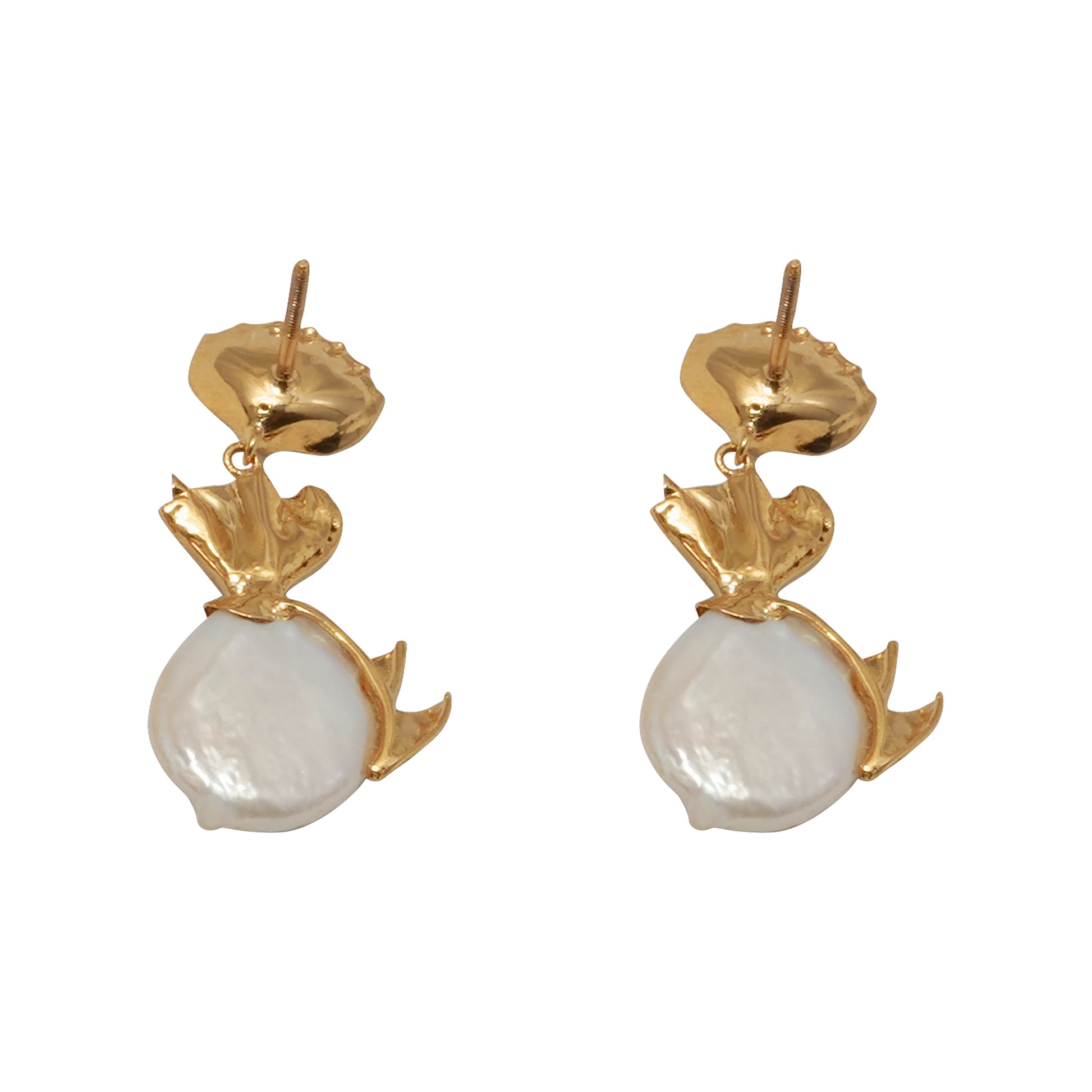 Marine Life Diamond Earrings E