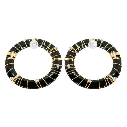 lamarquem_onyx_gold_wired_diamond_earrinng
