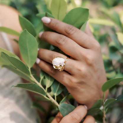 Pearl Garden Diamond Ring G