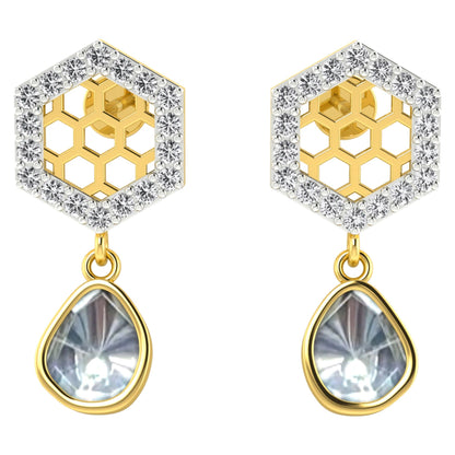 lamarquem_queen_bee_polki_diamond_earrings