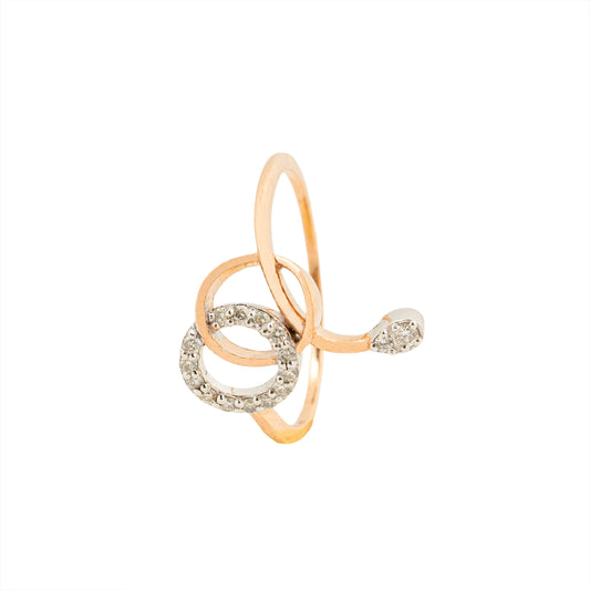 LAMARQUE-M RAINDROP DIAMOND RING A