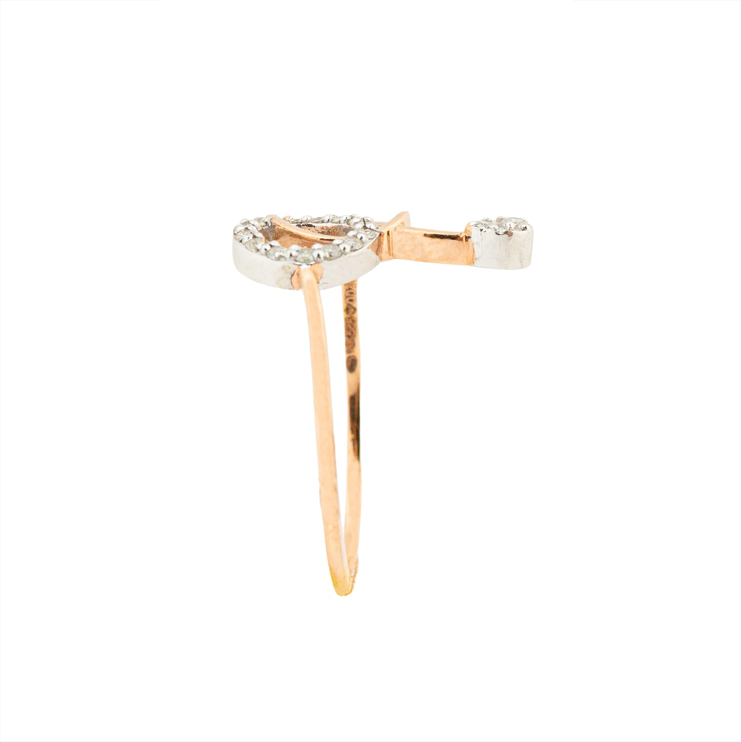 LAMARQUE-M RAINDROP DIAMOND RING B