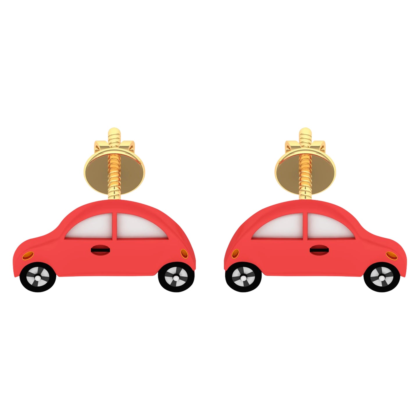 lamarquem_red_car_kids_earrings