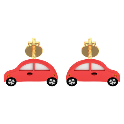 lamarquem_red_car_kids_earrings