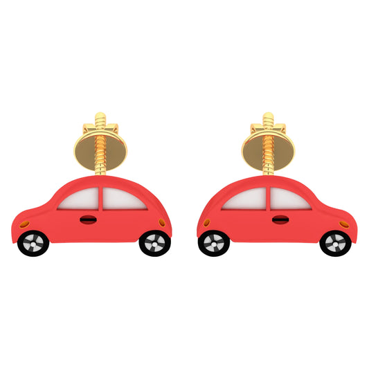 lamarquem_red_car_kids_earrings