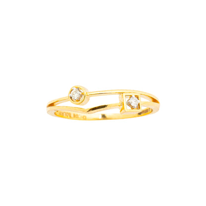 LAMARQUE-M SPARKLING ORB DIAMOND RING A