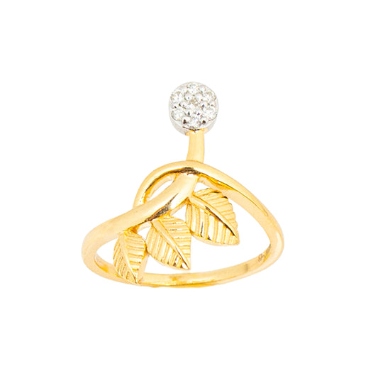 LAMARQUE-M SPIRAL SCRIBE DIAMOND RING