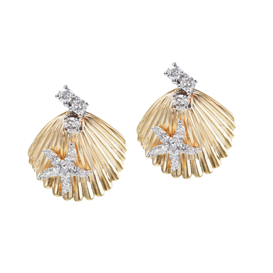 lamarquem_star_fish_diamond_stud_earrings