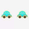 blue car kids earrings design online at best price